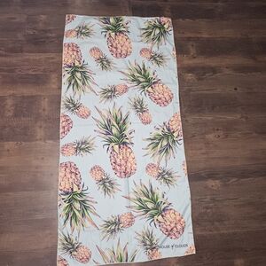 House Of Clouds Pineapple Print Beach Towel